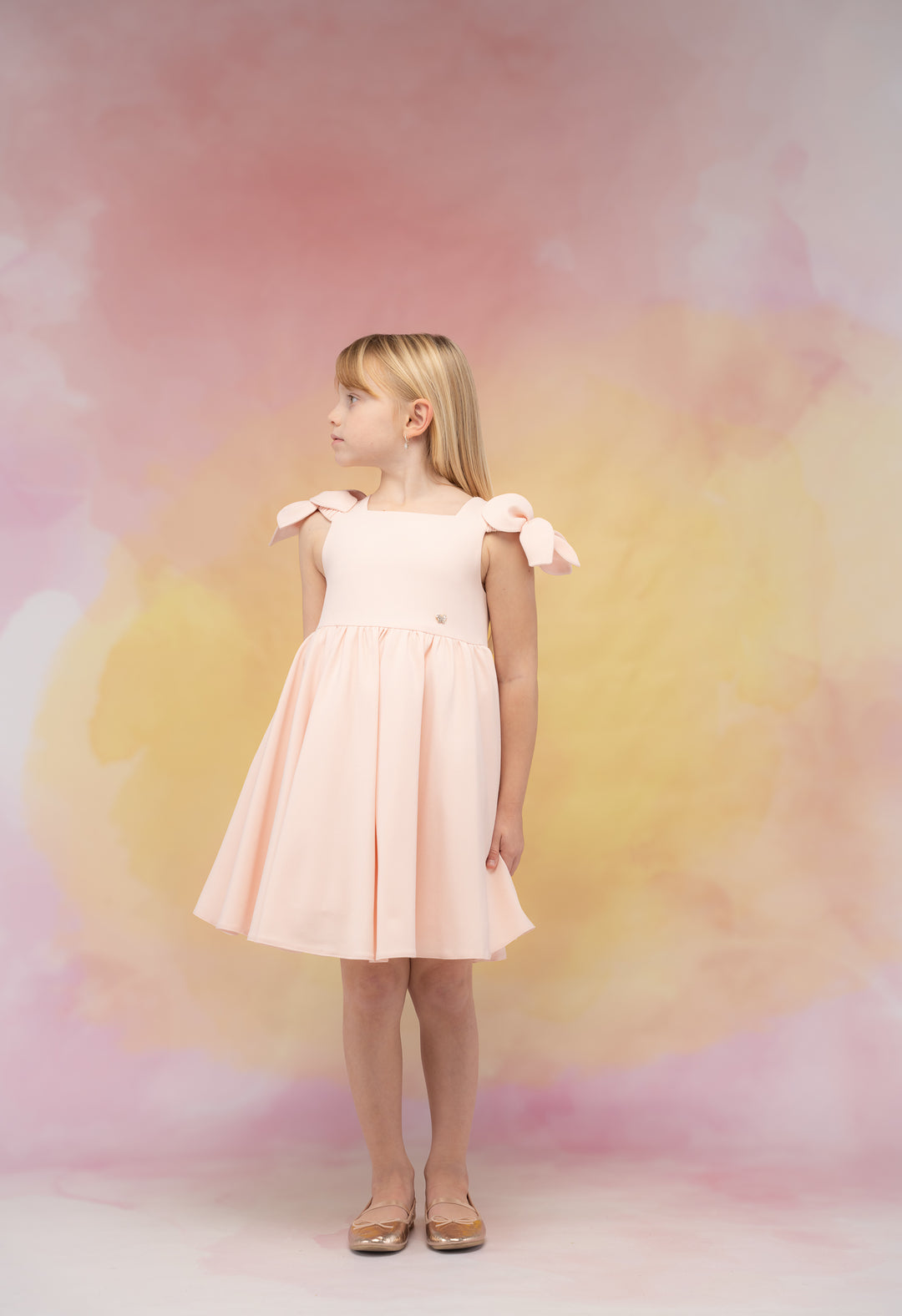 Abito cerimonia fiore bambina Ebita