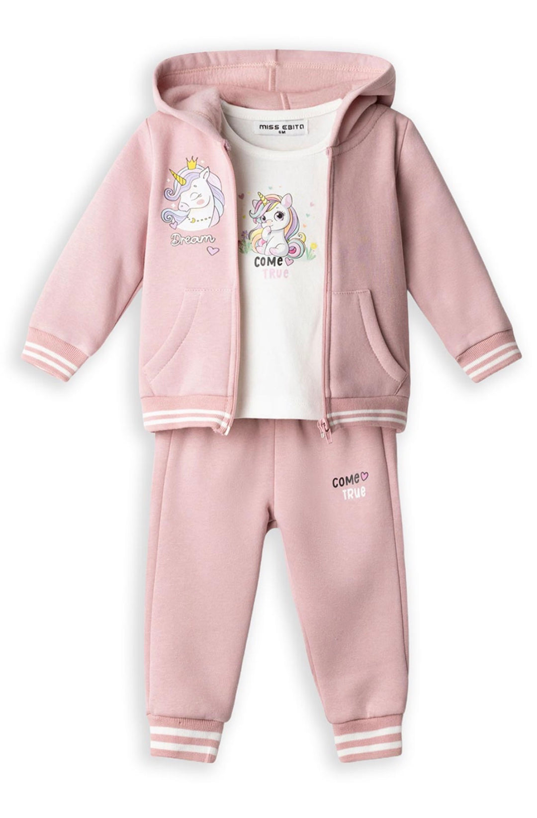 Completo 3 pezzi con pantalone baby girl Ebita