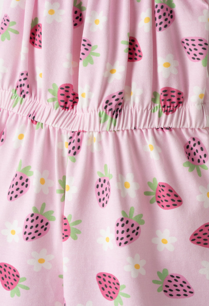 Tutina con stampa e fascia baby girl ebita