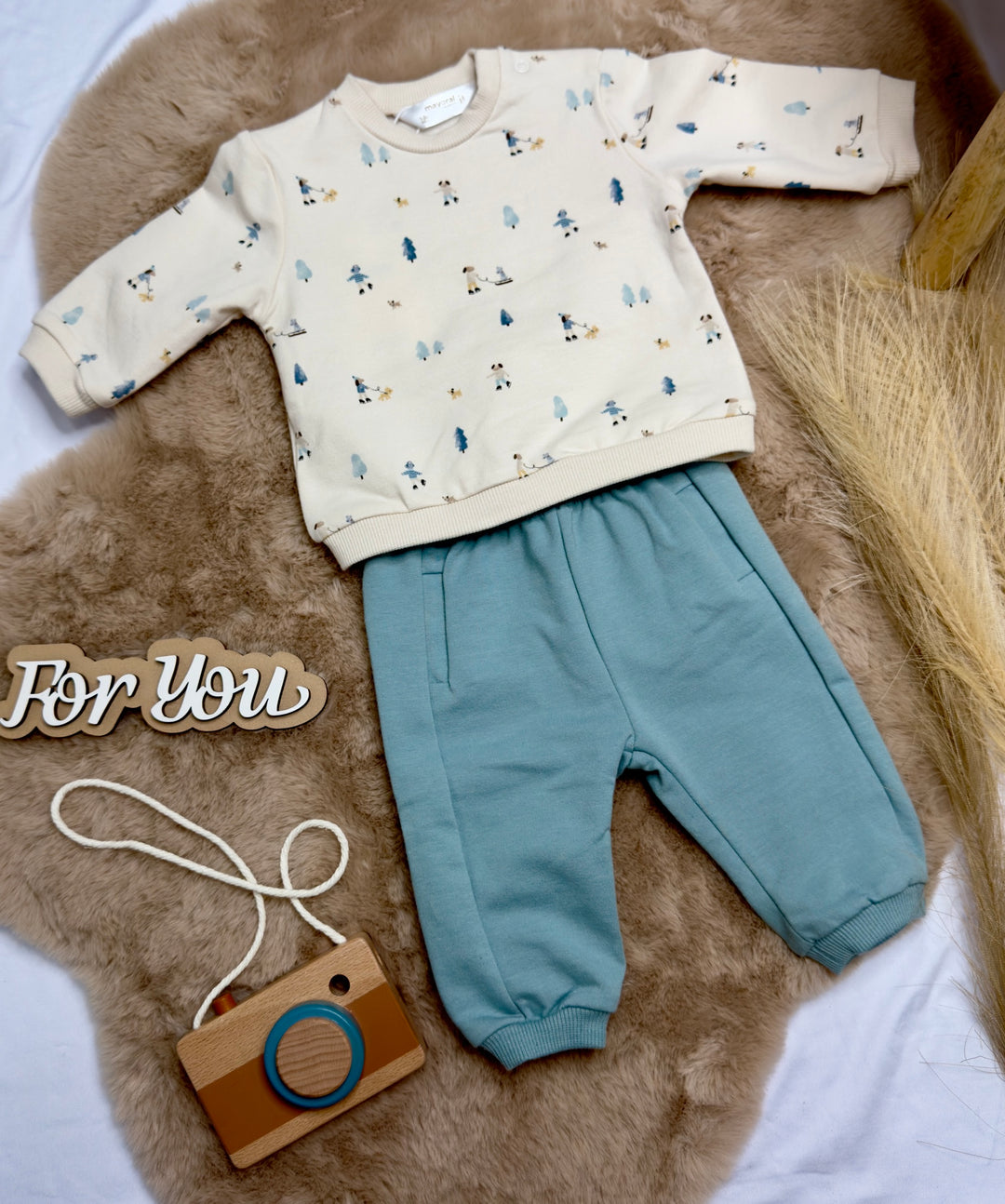 Completo felpa con pantalone neonato Mayoral