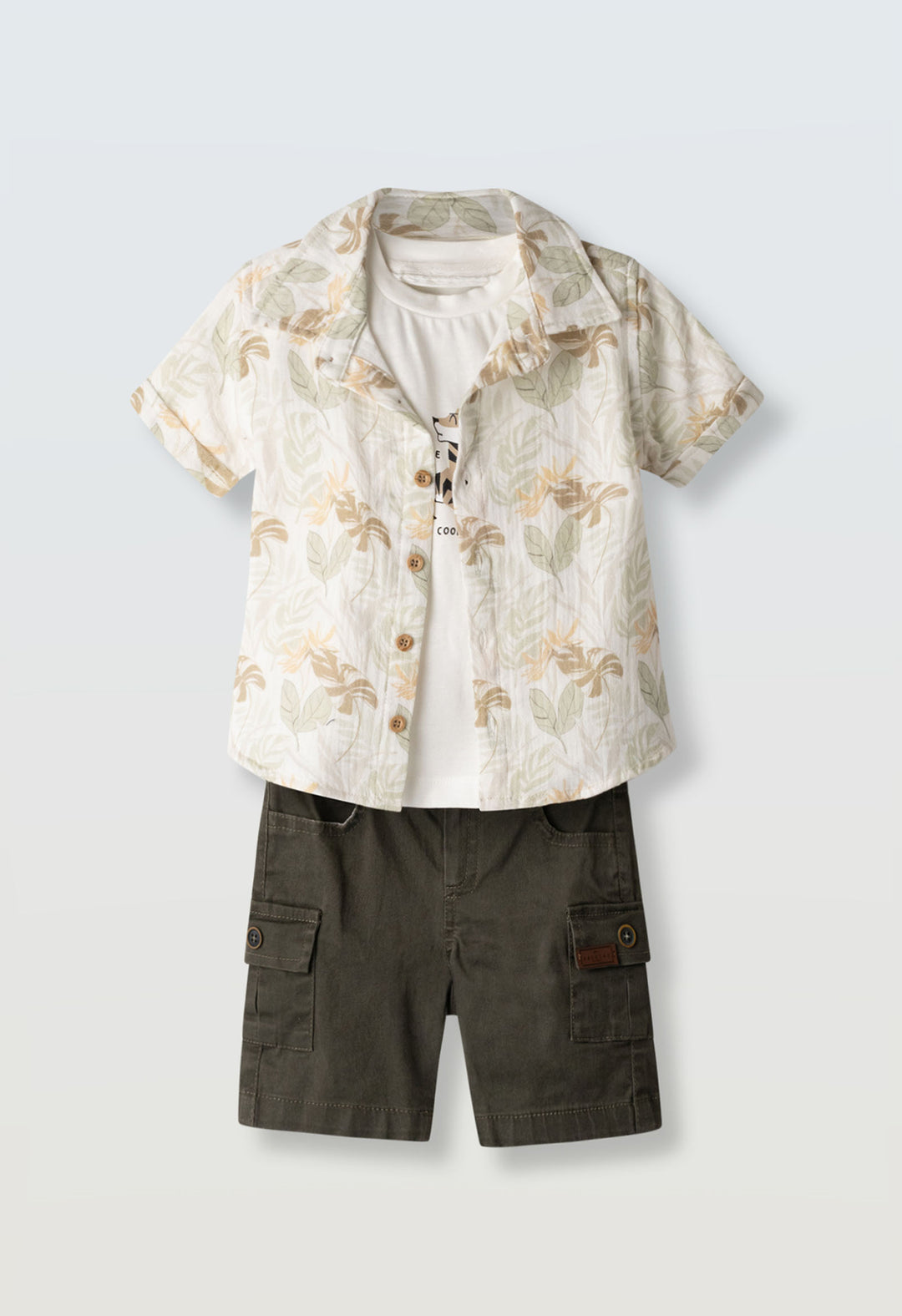 Completo con camicia 3 pezzi bambino Hashtag