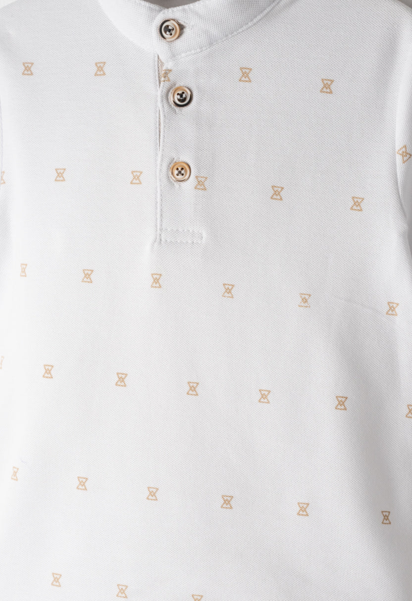 Completo polo con bermuda bambino Hashtag