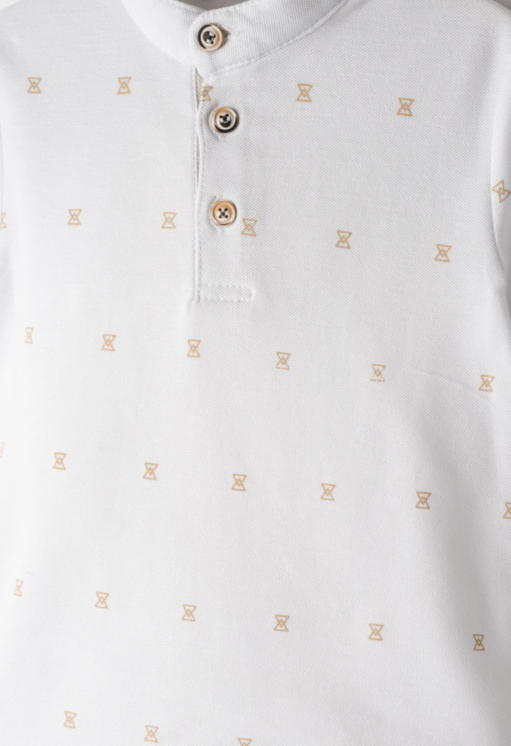 Completo polo con bermuda bambino Hashtag