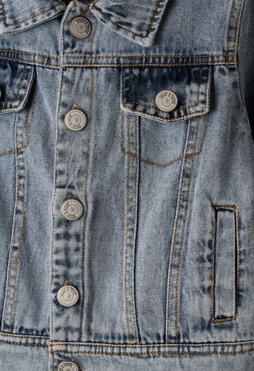 Giacca di jeans bambino Hashtag