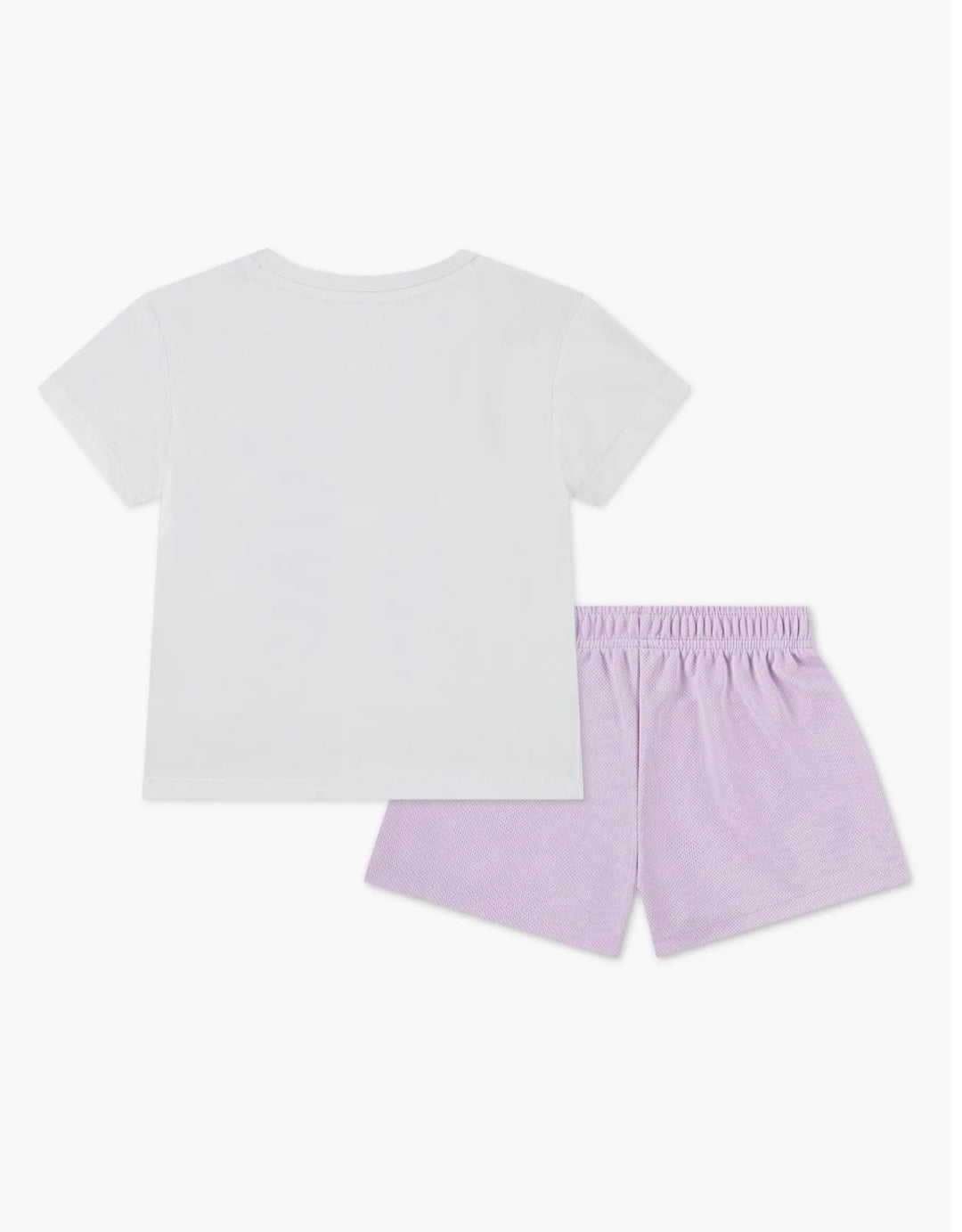 Completo maglietta a maniche corte con stampe e pantaloncino baby femmina