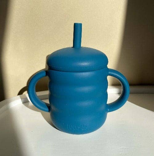 Bicchiere con cannuccia per bambini Loo.up