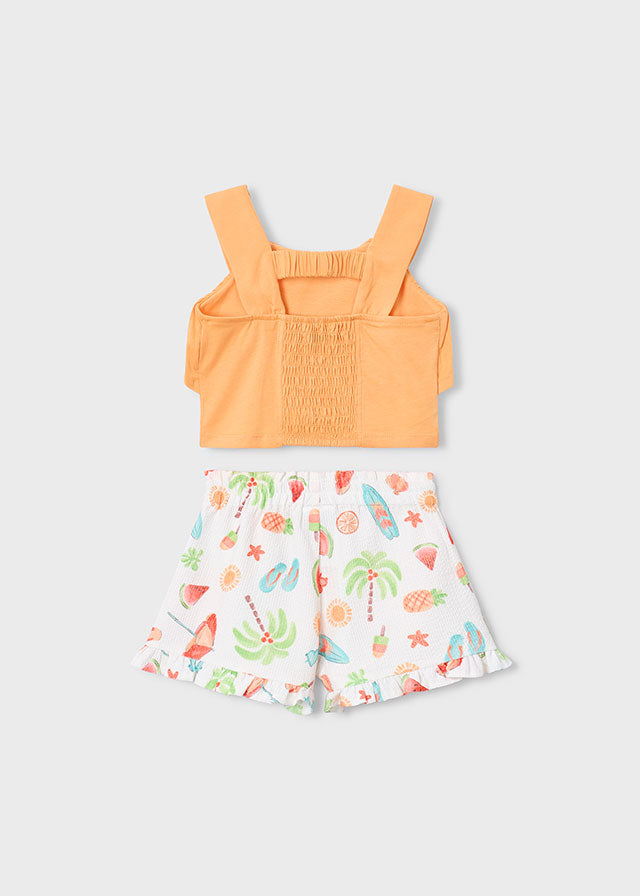 Coordinato short bambina Mayoral