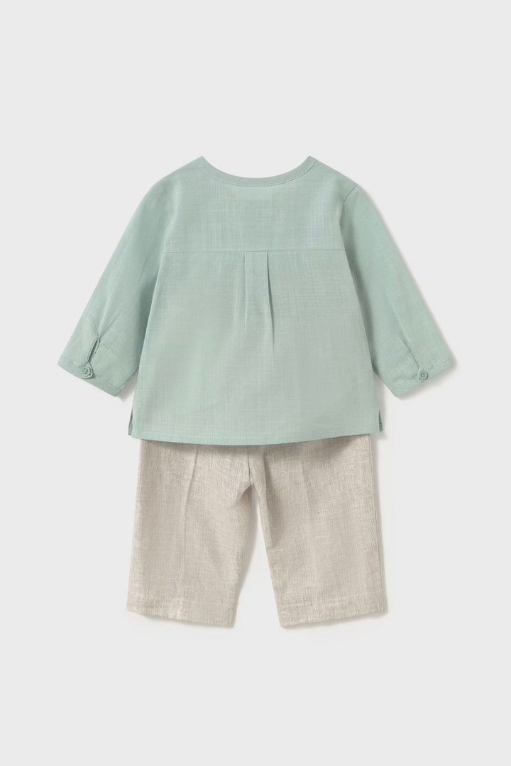 Completo pantalone e camicia neonato Mayoral