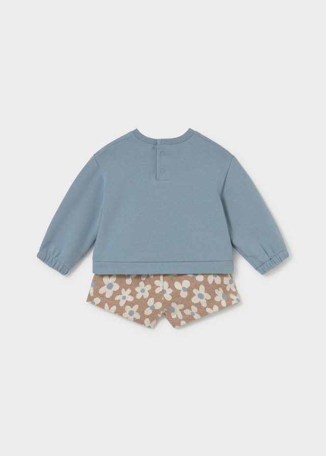 Completo maglia e bermuda girl Mayoral
