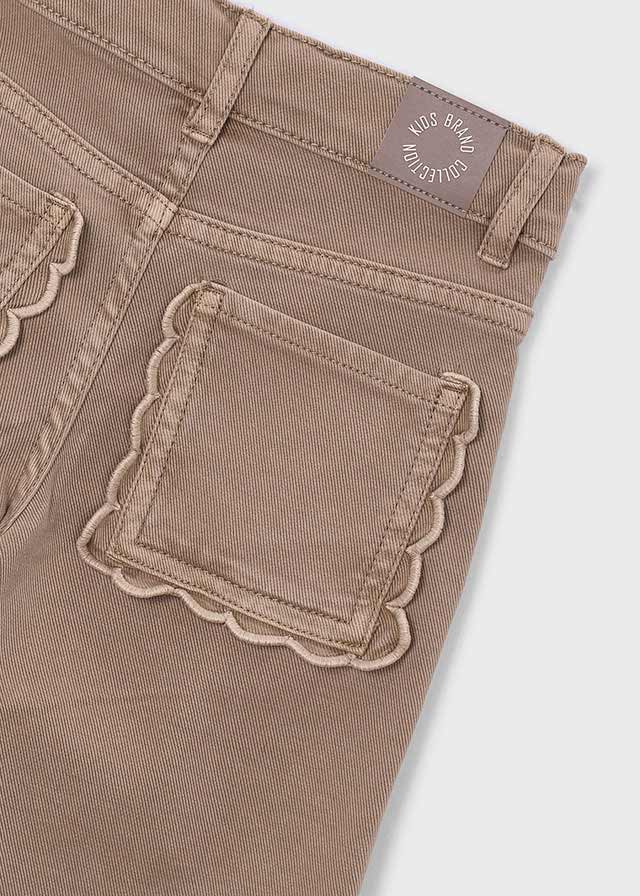 Pantalone largo con ricamo bambina Mayoral