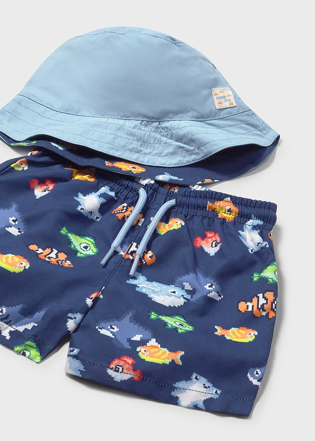 Completo costume e cappello baby boy Mayoral