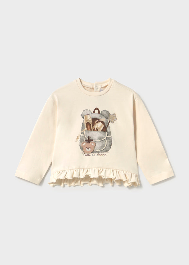 Maglietta maniche lunghe baby girl Mayoral