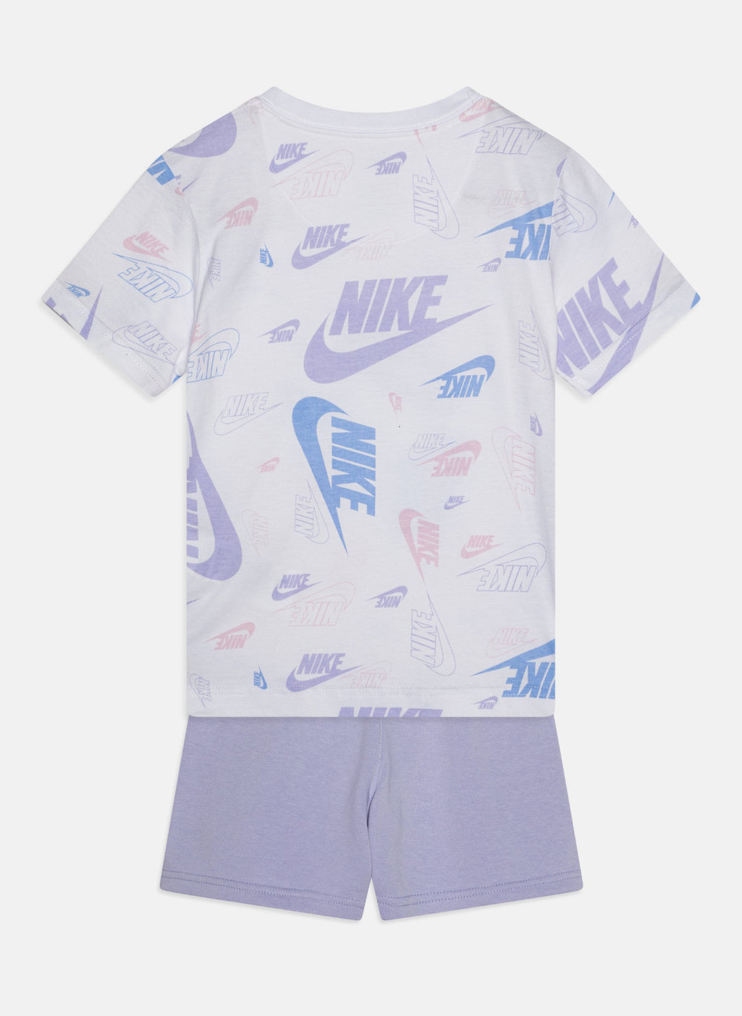 Completo maglietta a maniche corte con grafica e pantaloncino bambina