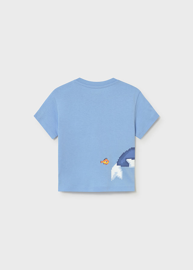 T-shirt con stampa baby boy Mayoral