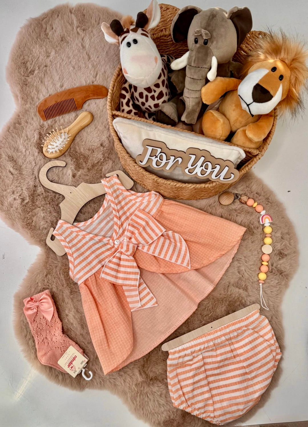 Completo con culotte neonata Calamaro
