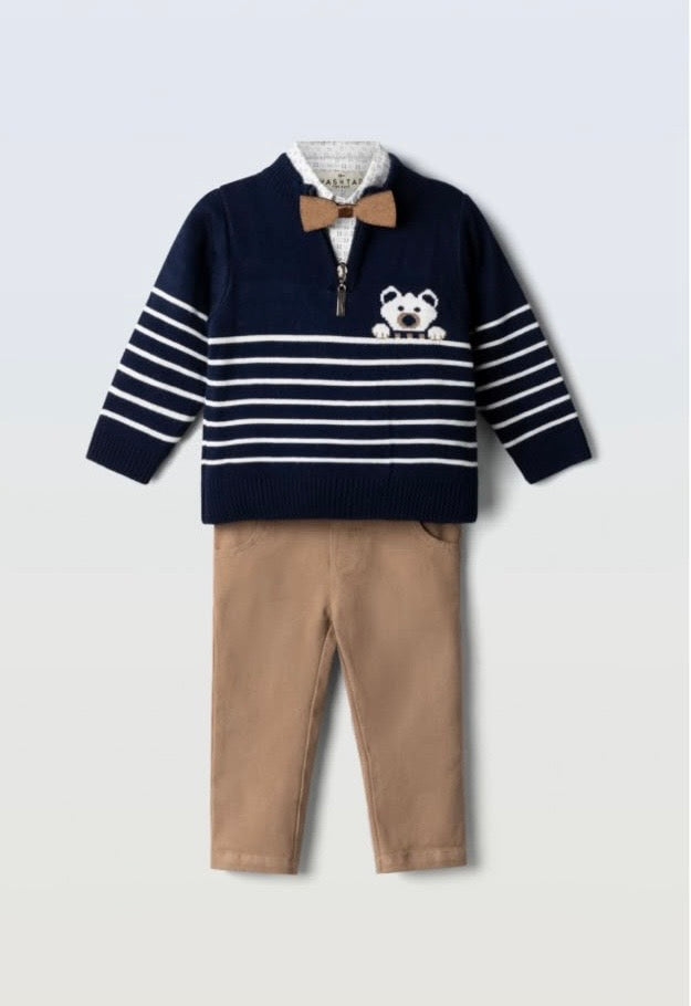 Completo con maglione e pantalone baby boy Hashtag
