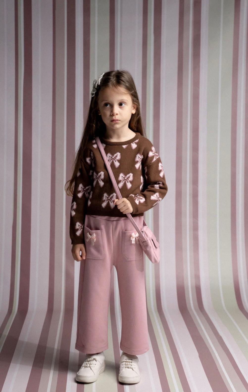 Completo 3 pezzi con borsa bambina Ebita