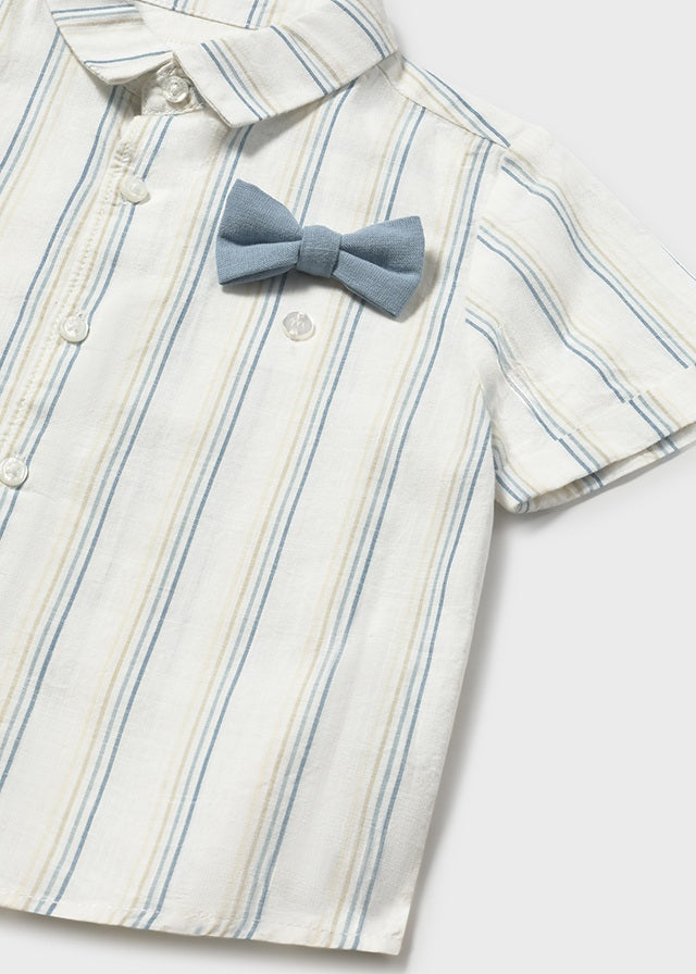 Completo bermuda 3 pezzi lino baby boy Mayoral