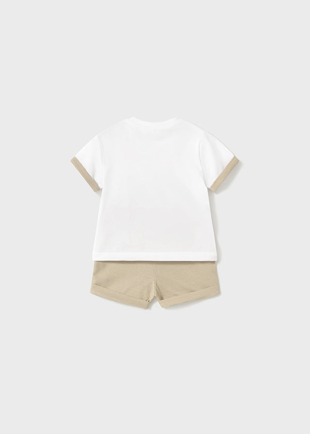 Completo maglietta e pantaloncino neonato Mayoral