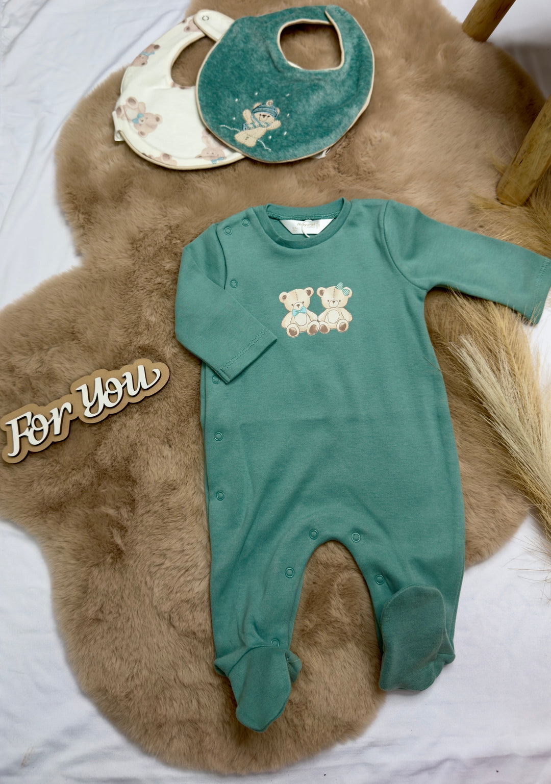 Tutina in caldo cotone stampata teddy unisex Mayoral