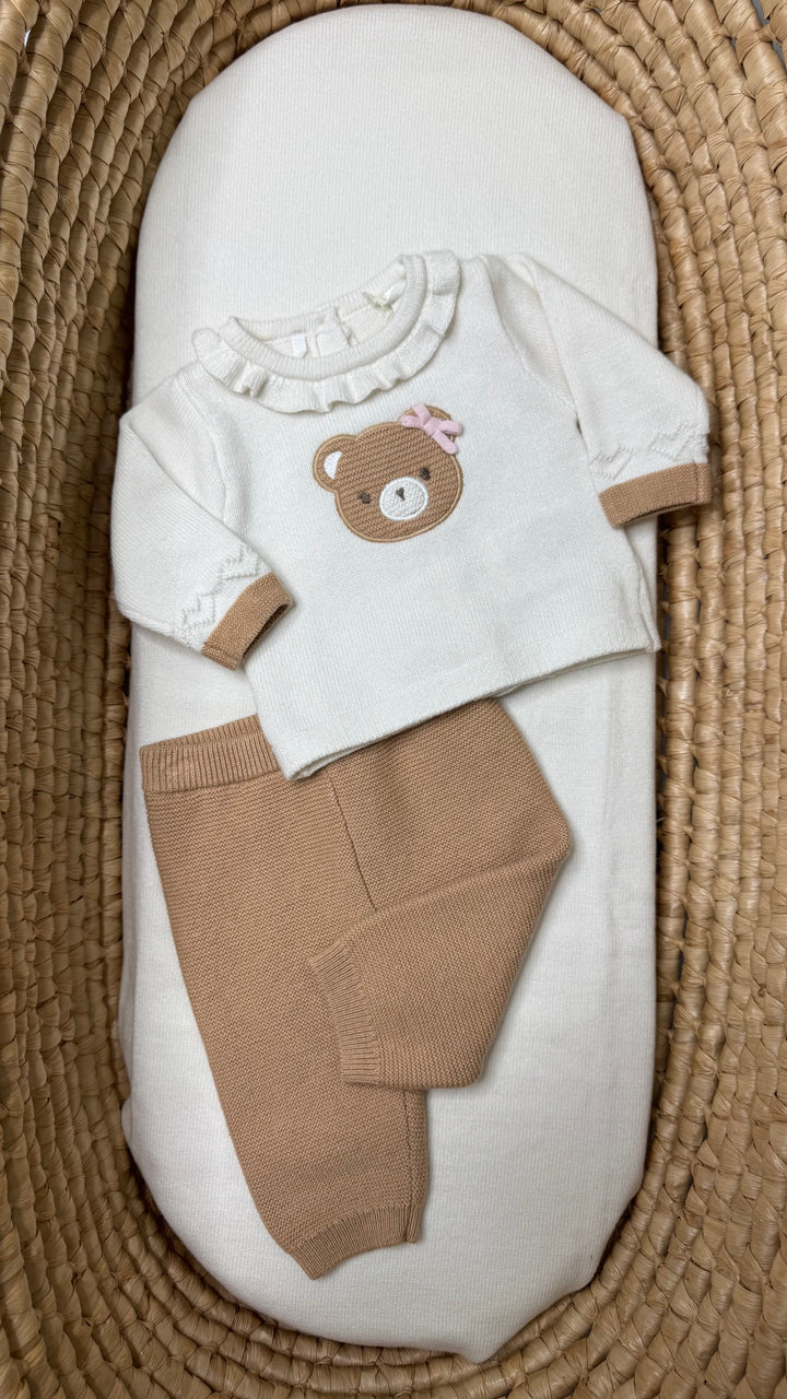 Completo in teddy neonata Minibanda