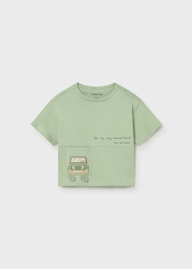 T-shirt con stampa baby boy Mayoral