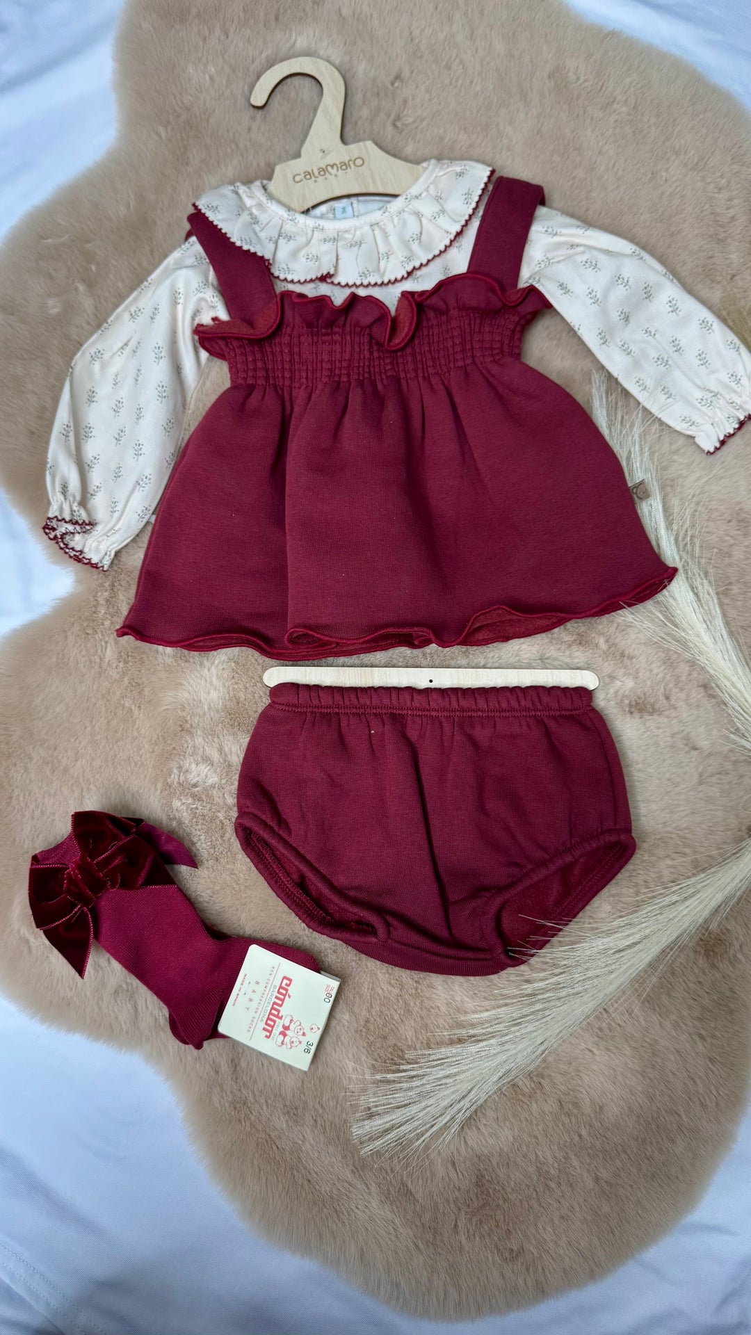 Completo con culotte neonato Calamaro