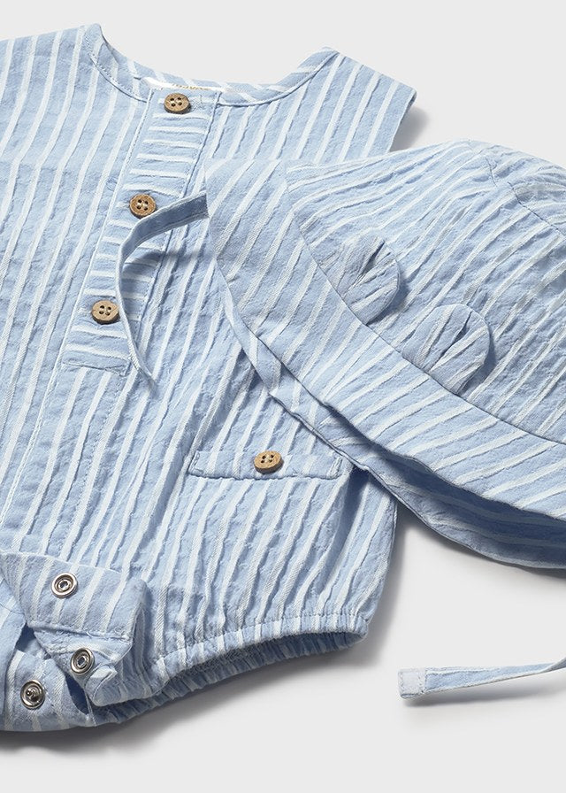 Pagliaccetto e cappello neonato Mayoral