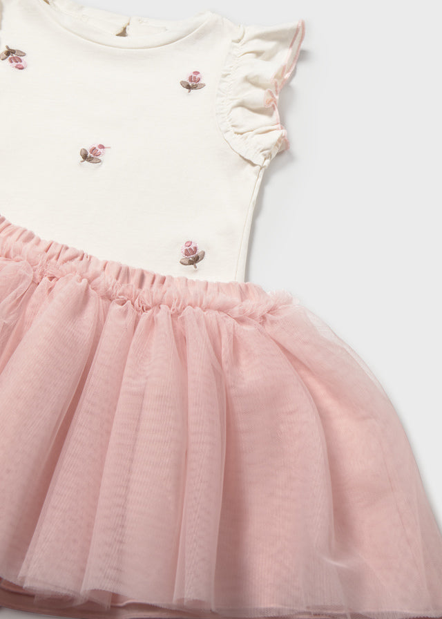 Completo due pezzi con gonna di tulle baby girl Mayoral