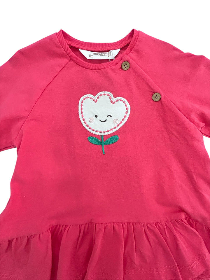 Completo maglietta a maniche lunghe e pantalone neonata Mayoral