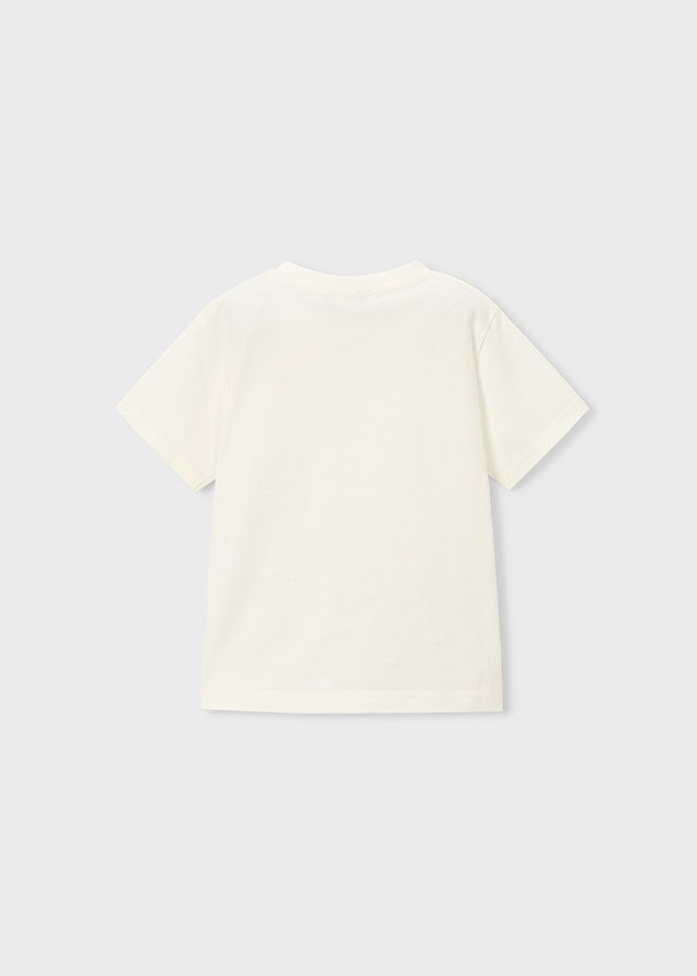 T-shirt con stampa scarpette bambino Mayoral