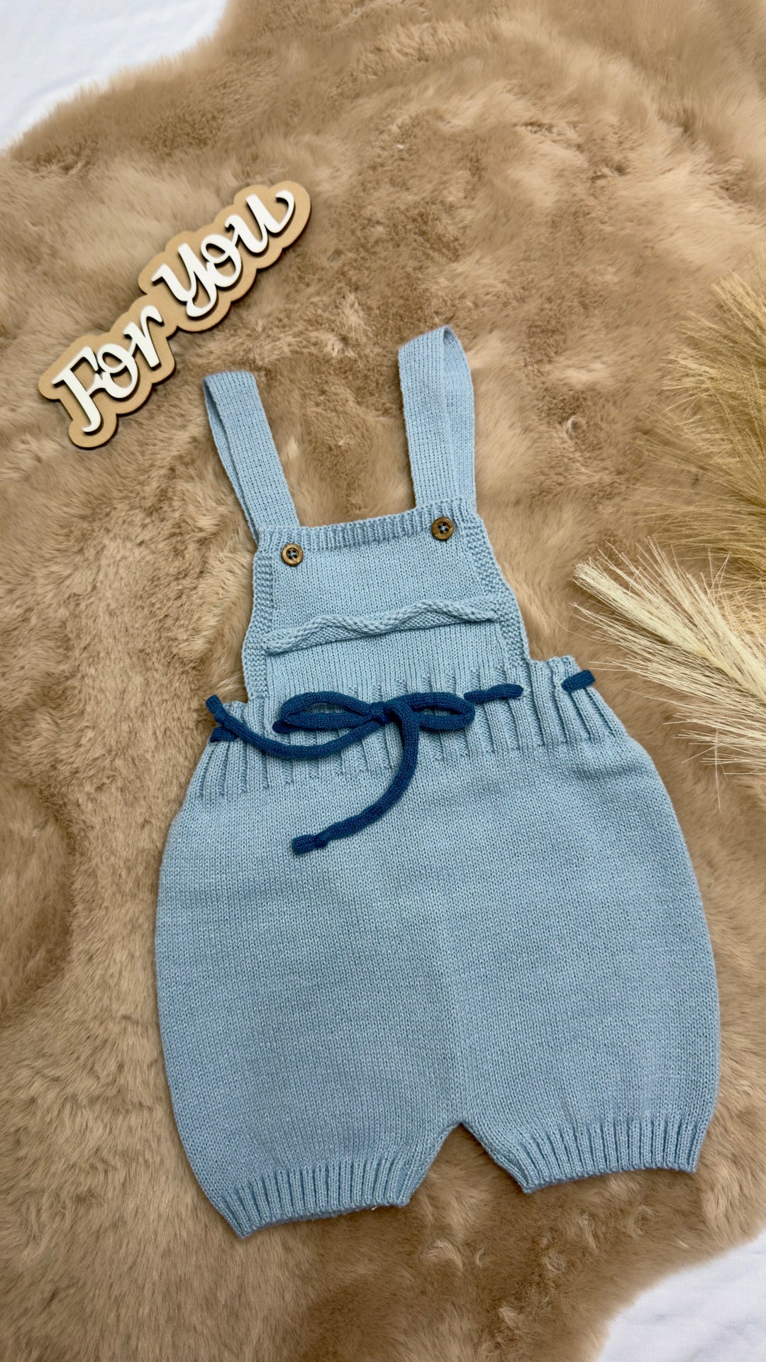Completo due pezzi corto in tricot con salopette e polo Mac Ilusion