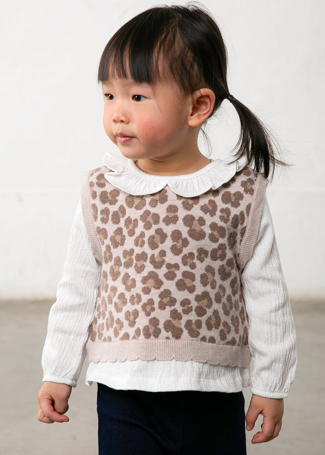 Completo gilet e pantalone baby girl Mayoral
