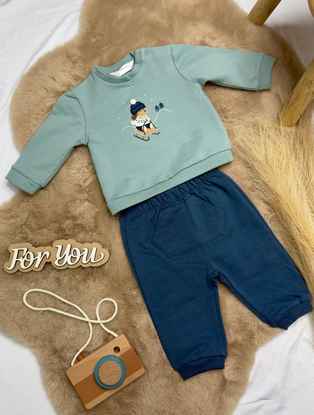 Completo felpa con pantalone neonato Mayoral