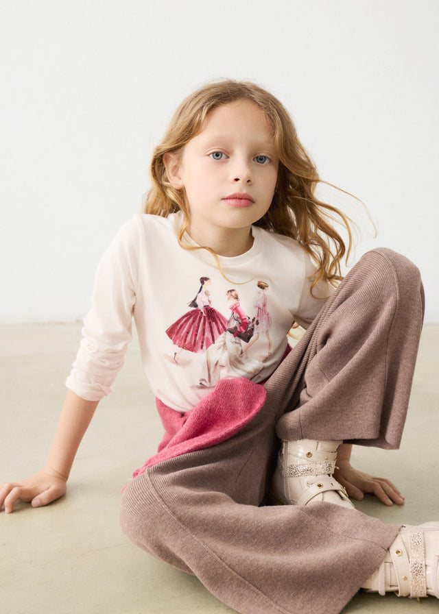 Maglietta manica lunga bambina Mayoral