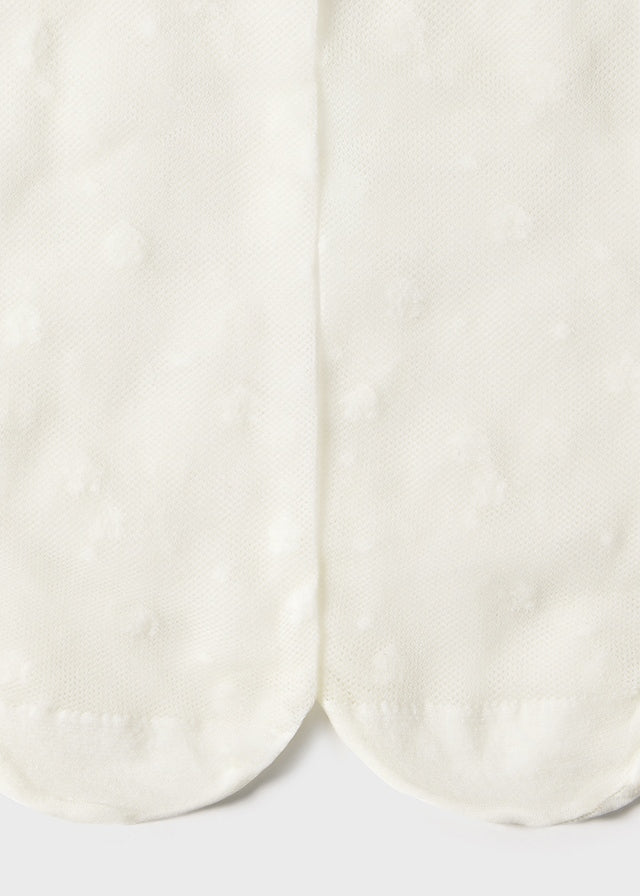 Calzamaglia microrete pois neonata Mayoral