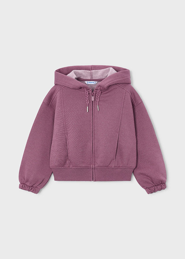 Felpa con zip bambina Mayoral