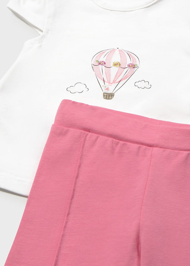 Completo 3 pezzi con leggings neonato Mayoral