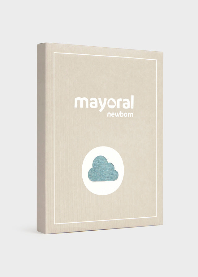 Completo due pezzi in tricot neonato Mayoral