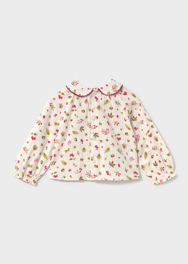 Blusa manica lunga stampato baby girl Mayoral