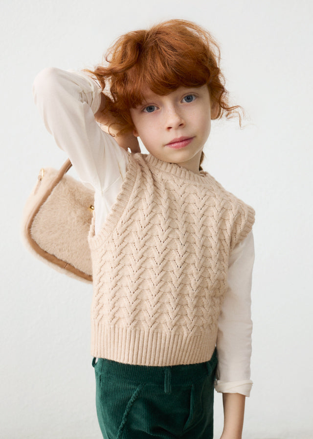 Gilet tricot bambina Mayoral