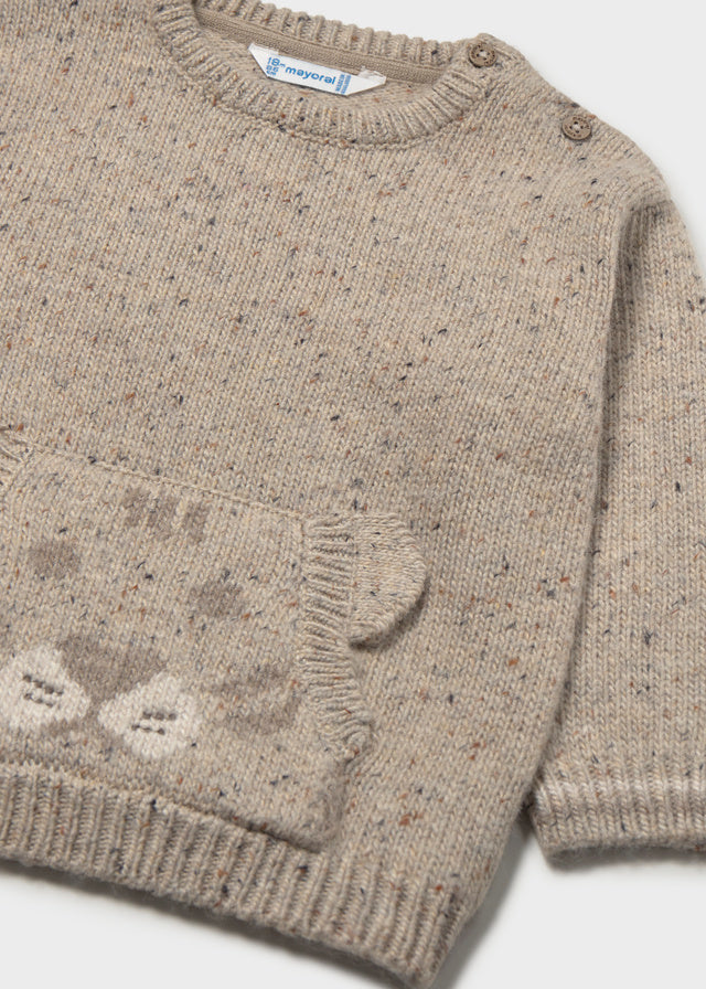 Maglione con tasca baby boy Mayoral