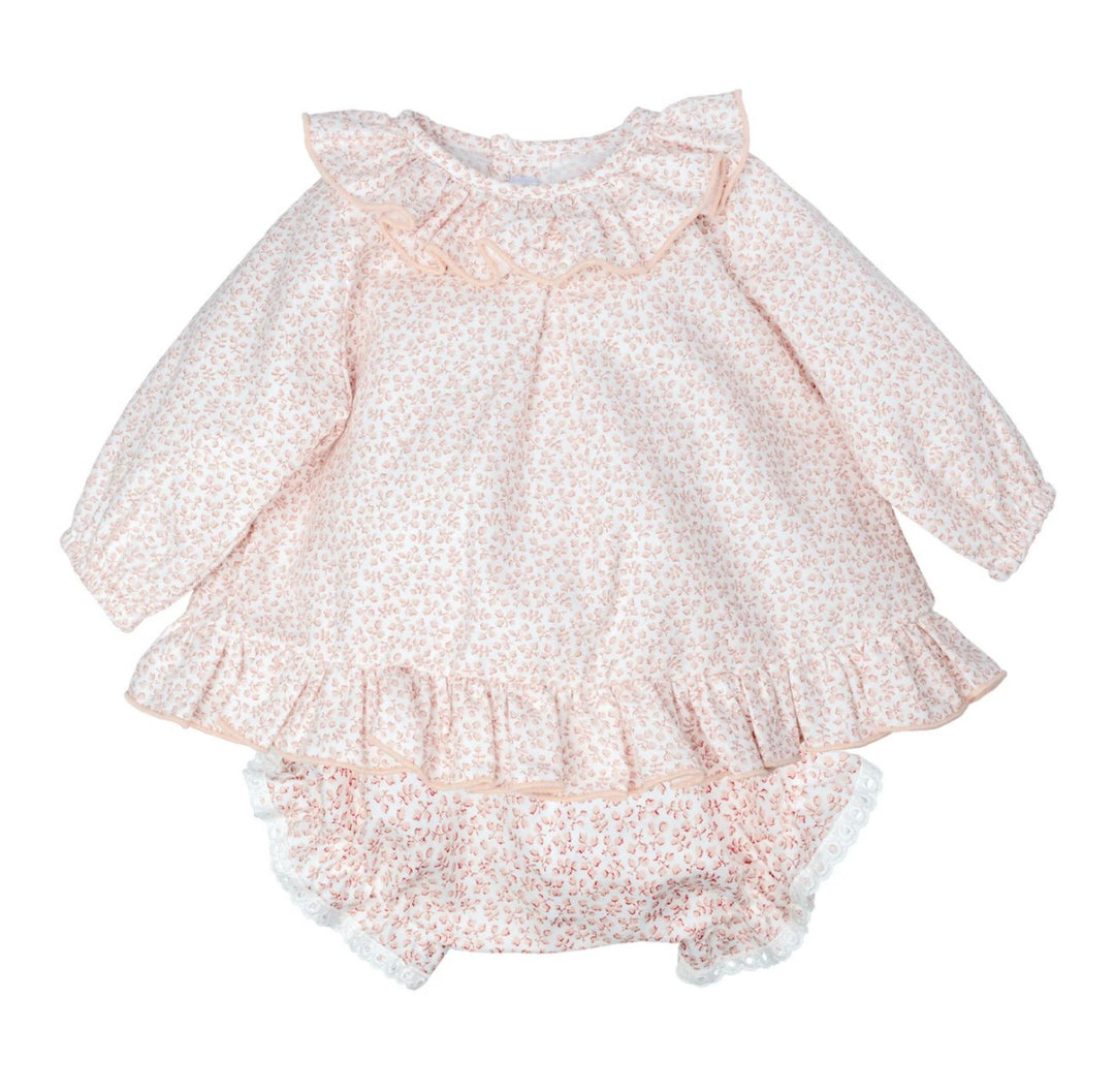 Blusa con fiocco e culotte neonata Calamaro