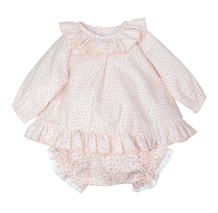 Blusa con fiocco e culotte neonata Calamaro
