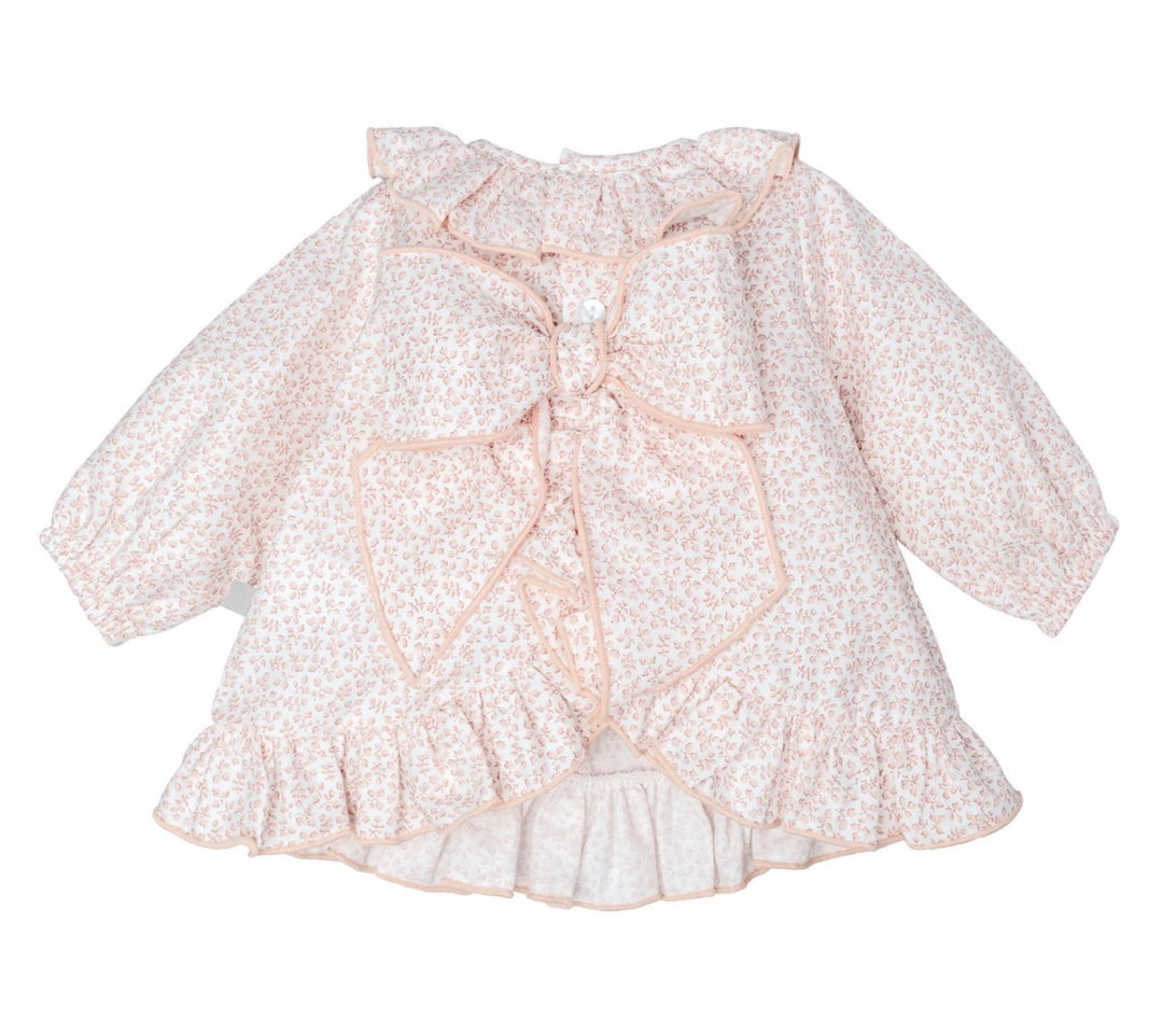 Blusa con fiocco e culotte neonata Calamaro