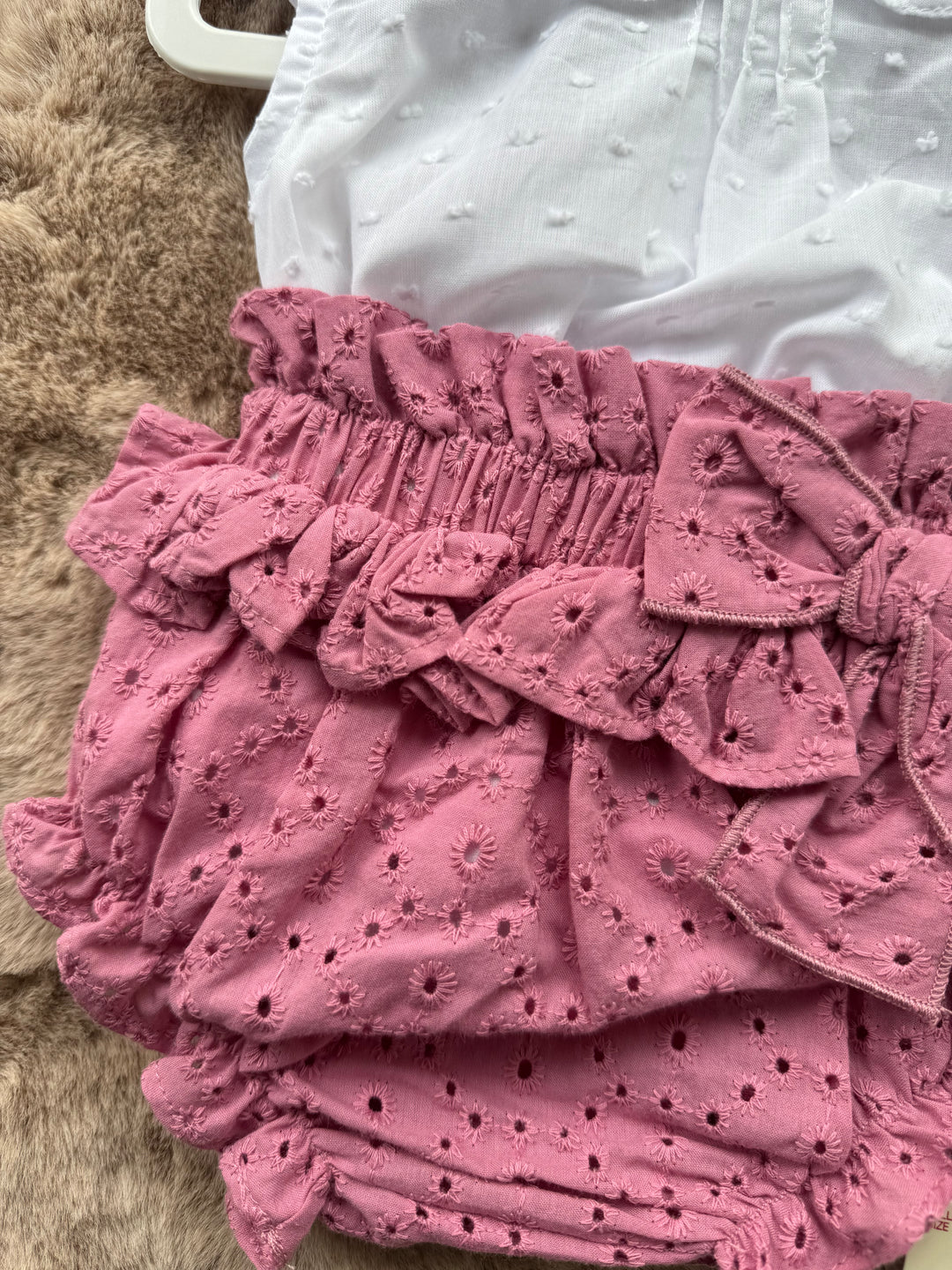 Completo con blusa e culotte Valentina Bebès