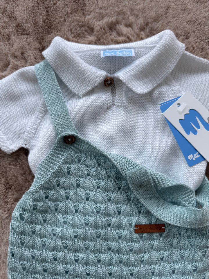Completo con salopette neonato Mac Illusion