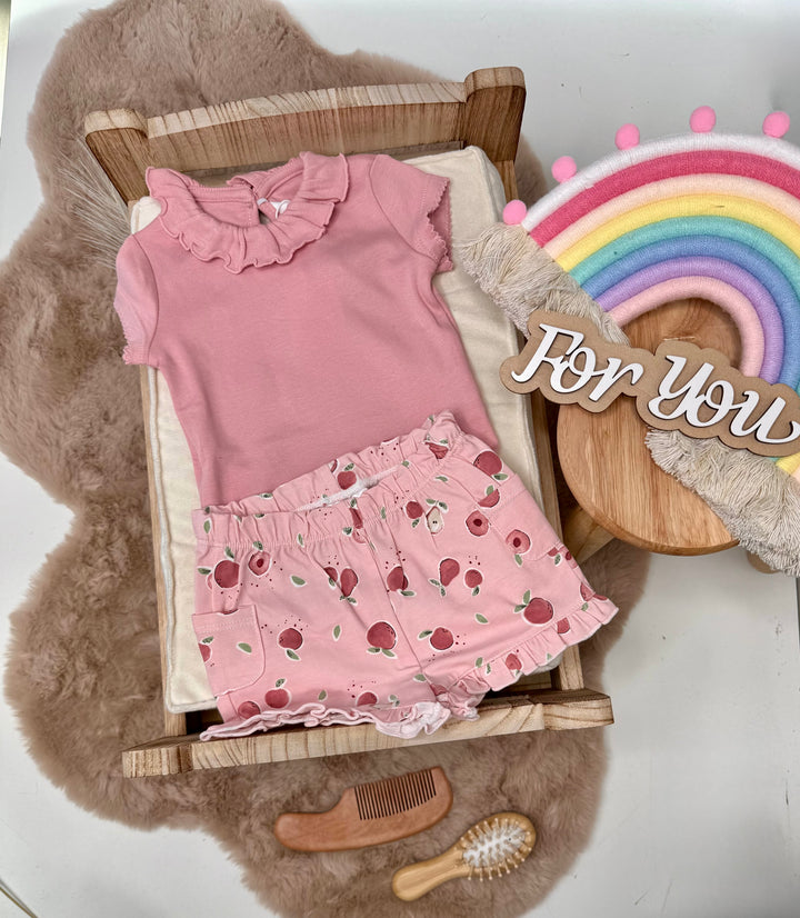 Completo body e pantaloncino neonata Mayoral