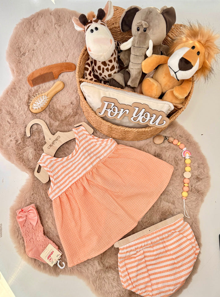 Completo con culotte neonata Calamaro