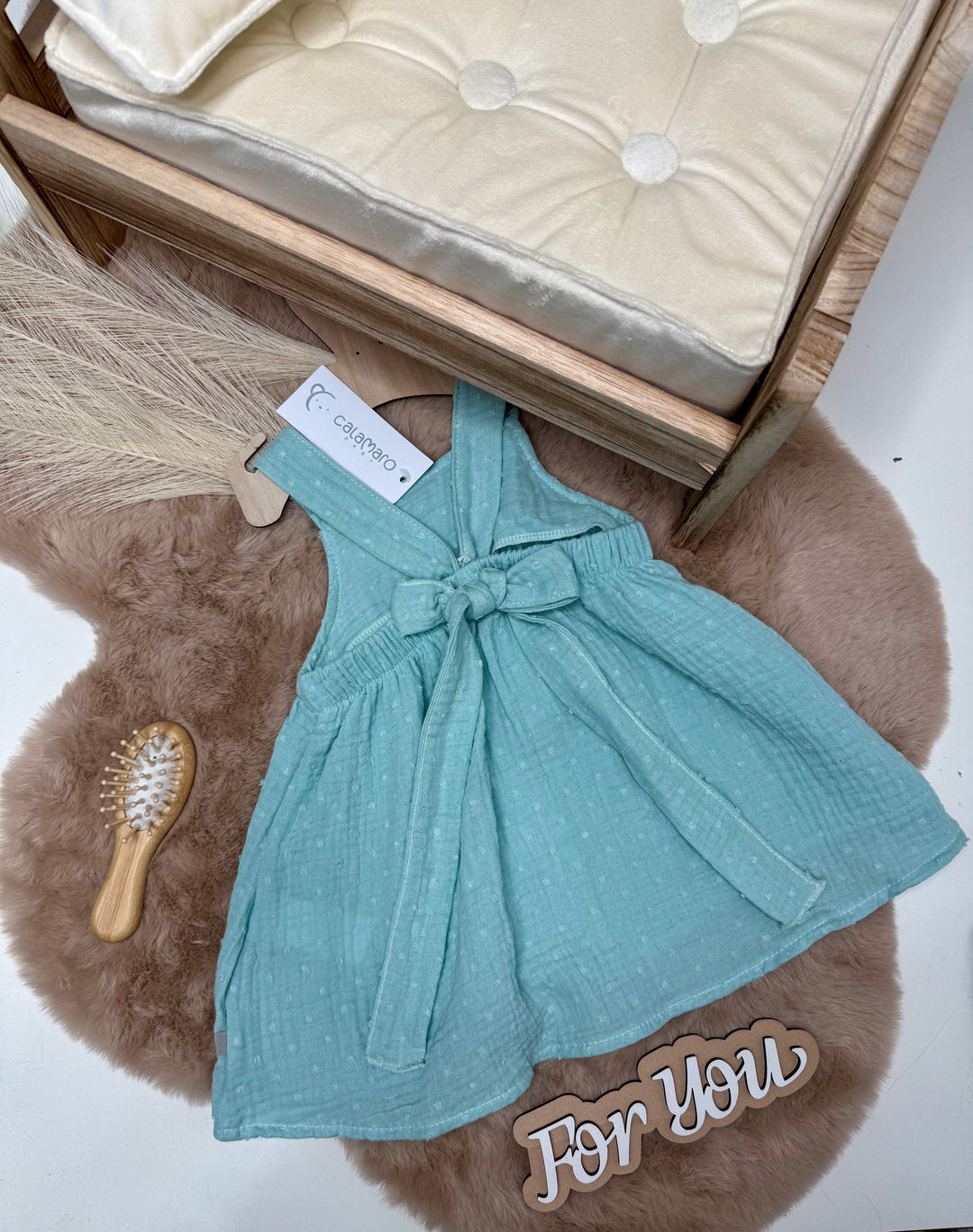 Vestito giro manica neonata Calamaro